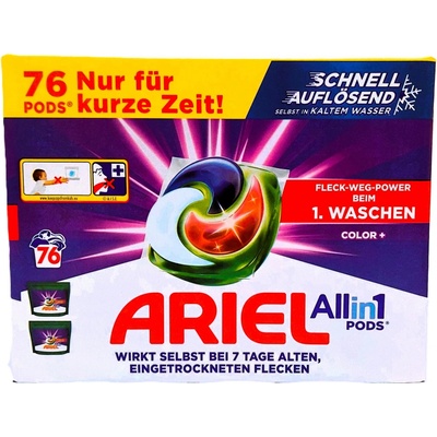 Ariel Color All in1 Color tablety na praní 76 PD