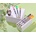 FlexOffice Химикалка, 0, 25 мм, капачка, FLEXOFFICE "FO-058 Tropical", синя (FO-058)
