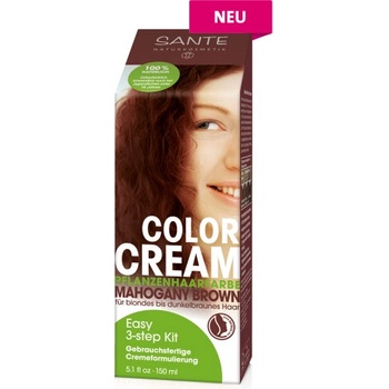 Santé krémová barva na vlasy hnědý mahagon 150 ml
