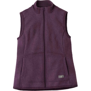 disana Дамски вълнен елек disana Women's Weste Merino vest - Aubergine - размер 40 (EU) (132-1764-0114)