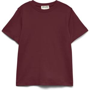 VERO MODA Винен топ AWNAIMA от био памук Vero Moda | Cherven | ЖЕНИ | S