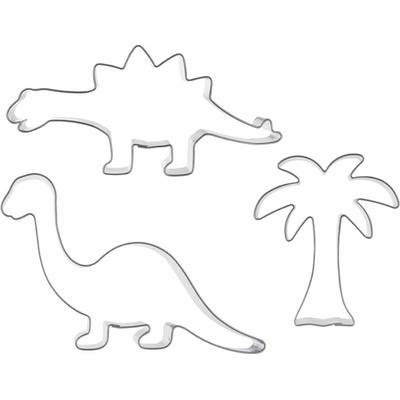 Vykrajovačka dinosvet 3 ks