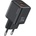USAMS Бързо зарядно устройство Usams PD30W+QC3.0 A+C Dual-port, черен (CC189TC01)