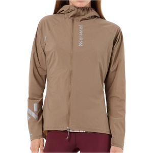 NNormal Дамско яке за бягане NNormal Women's Bora Wind Jacket Running jacket - Brown (128-0562-0213)