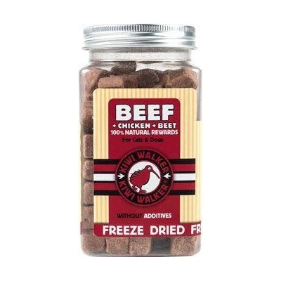 Kiwi Pochúťka mrazom sušené kuracie hovädzie repa 90 g