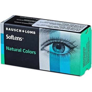 Bausch & Lomb SofLens Natural colors Emerald barevné dioptrické 2 čočky