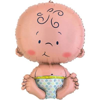 Amscan Fóliový balónek Welcome Baby 61cm x 41cm