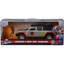 Jada Jeep Gladiator Pick up 2021 With X men Figure Silver 1:32
