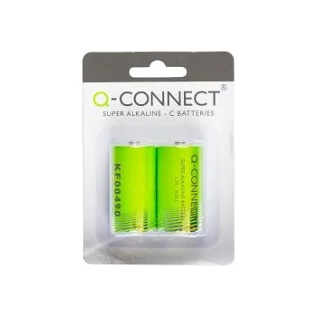 Image 1 of Q-CONNECT Батерия алкална lr14 (c) блистер 2бр