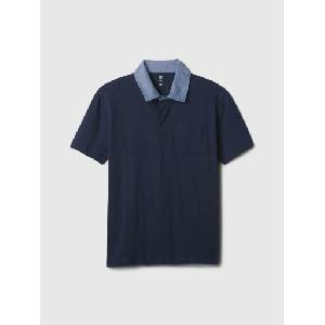 GAP Детска chambray поло риза GAP GAP | Sin | Момчешки | XS
