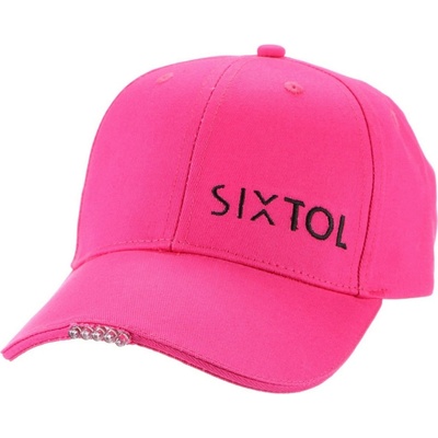 Sixtol Šiltovka s LED svetlom B-CAP 25lm, USB, uni, ružová