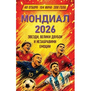 Мондиал 2026: звезди, велики двубои и незабравими емоции (ISBN: 9786191537044)