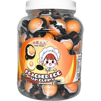 Deer Dada Poached Egg Soft Gummy Candy 60 x 10 g