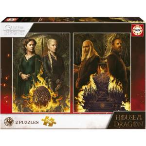 Educa Пъзел, Educa, Game of Thrones, Домът на дракона, 2 х 500 части