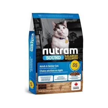 Nutram Sound Adult Senior Cat pro dospělé a starší kočky 1,13 kg