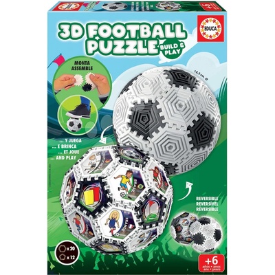 Educa 3D Puzzle fotbalový míč 32 ks – Zboží Mobilmania