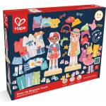 Hape Образователен магнитен пъзел, Hape, Мода, 62 части (H1651)