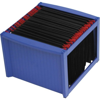 HELIT Box na závesné zakladacie dosky, plastový modrý