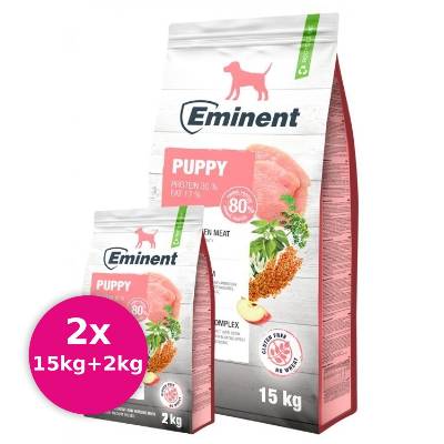 EMINENT Dog Puppy 2x(15kg+2kg)