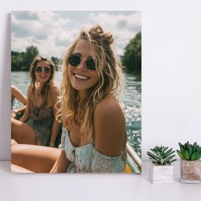 Fotoobraz z Fotky na Plátne – Personalizovaný Obraz na Mieru - 40x40 cm