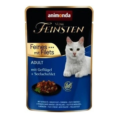Animonda Vom Feinsten Adult Feines m.Fillets hydina a treska 85 g
