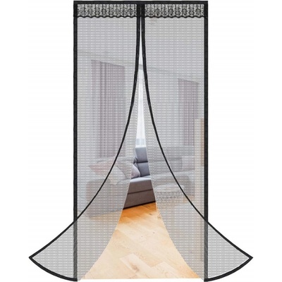 SPRINGOS HA7471 Síť proti hmyzu do dveří 100x210 cm černá