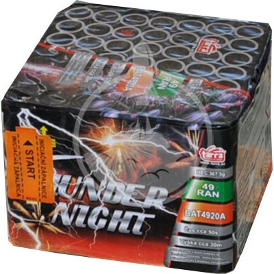 Kompaktní ohňostroj THUNDER NIGHT 49 ran