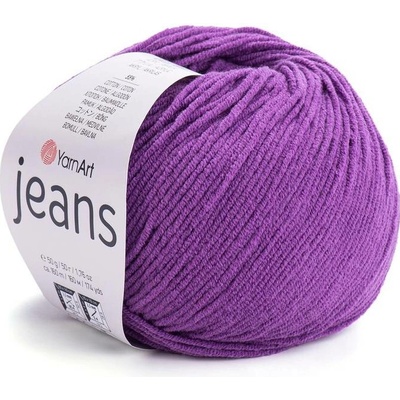 Yarn Art příze YarnArt Jeans 50 tmavě fialová