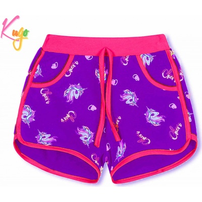 Kugo dívčí šortky fialové HS0677