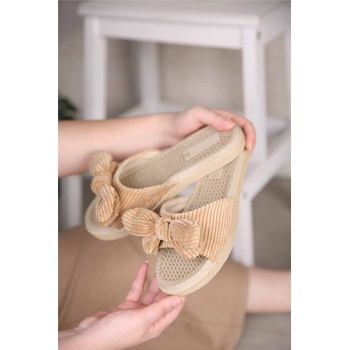 Moda Trend Дамски чехли - Бежови #307601 (307601_Бежов)