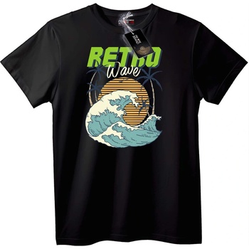 NOONEBRAND Тениска Ретро вълна Плаж - 2XL, White