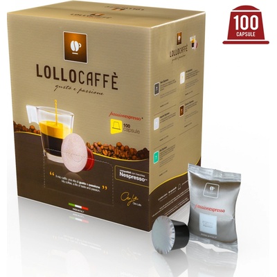 Lollo caffé Argento Espresso do NESPRESSO 100 kusov
