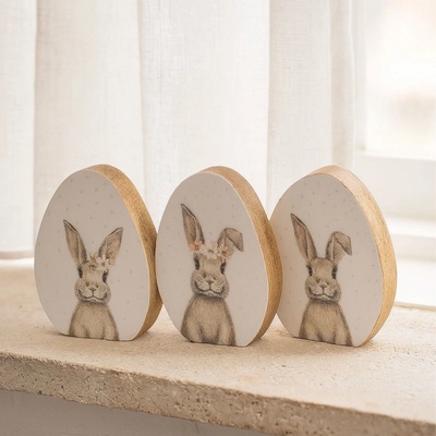 Boltze Dřevěné vajíčko Bella z manga 14 cm Barva: 1