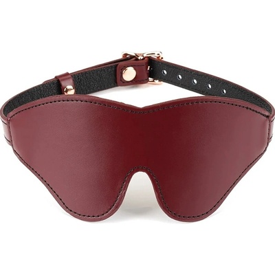 Kožená maska na oči Liebe Seele Wine Red