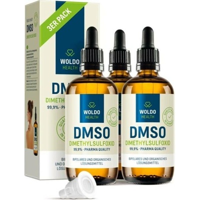 WoldoHealth DMSO dimethylsulfoxid 2+1 99,9% 300 ml