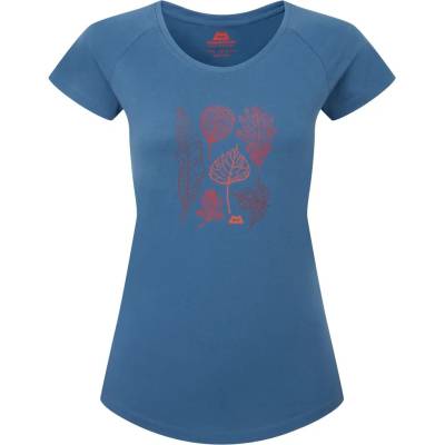 Mountain Equipment Дамска тениска Mountain Equipment Women's Leaf Tee T-shirt - Stellar Blue - размер 38 (EU) (916-5949-0413)