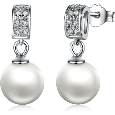 P&J Jewellery stříbrné náušnice perla krásy SE36
