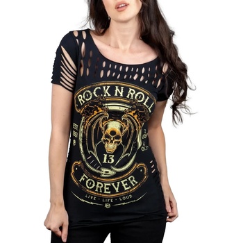 WORNSTAR дамска тениска WORNSTAR - Rock N Roll Forever - WSTL-CT-RNR4VR