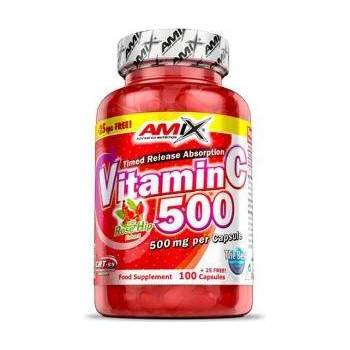 Amix Nutrition Витамин C Amix, Vitamin C /with Rose Hips/ 500mg. , 125 капсули, 488