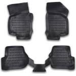  Комплект 4бр. 3D Гумени стелки за купе от TPE гума X-Series за VOLKSWAGEN VW SCIROCCO 2008-2012г. , SKODA OCTAVIA 1996-20