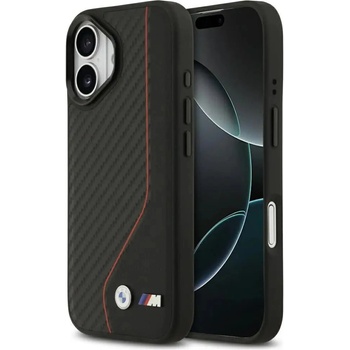BMW M Carbon Line & Logo MagSafe Case за iPhone 17 - червен