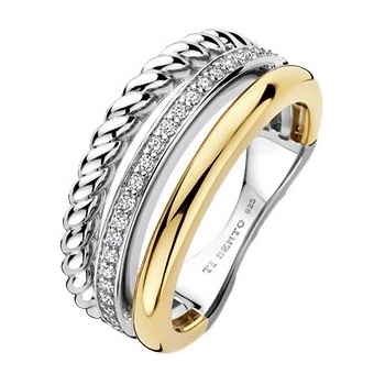 Ti Sento Сребърен дамски пръстен Ti Sento 12385ZY (12385ZY)