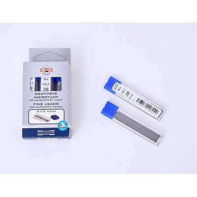 Koh-i-noor tuha graf.polymerní 0.7 12 ks etue 4162/2B 12 ks 144120