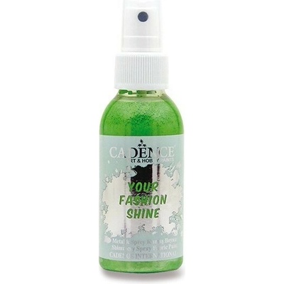 Cadence Your Fashion Shine perleťová farba v spreji 100 ml zelená