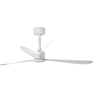 Faro Barcelona Faro 33760wt - Вентилатор за таван amelia l бял Ø 132 см wt + дистанционно управление (fa33760wt)