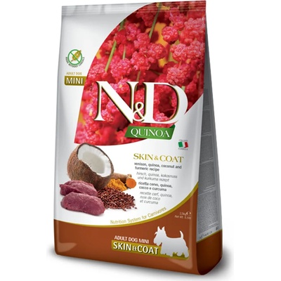 N&D Quinoa Skin & Coat Adult Mini venison & coconut 2,5 kg