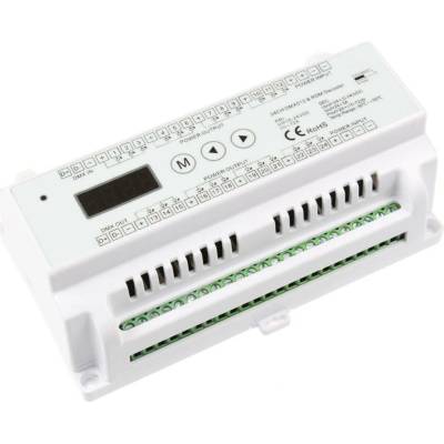 DMX dekodér 24CH DIN - dimLED dekodér DMX 24CH DIN