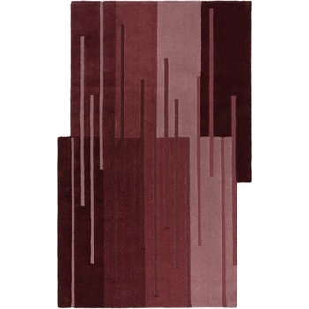 Hanse Home Abstract Split Ombre Red