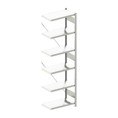META zásuvný regál nástavný 2500x750x400 mm, nosn. 100 kg