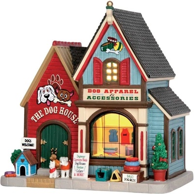 Svietiaci domček Lemax 55978 Ubytovňa pre psíkov